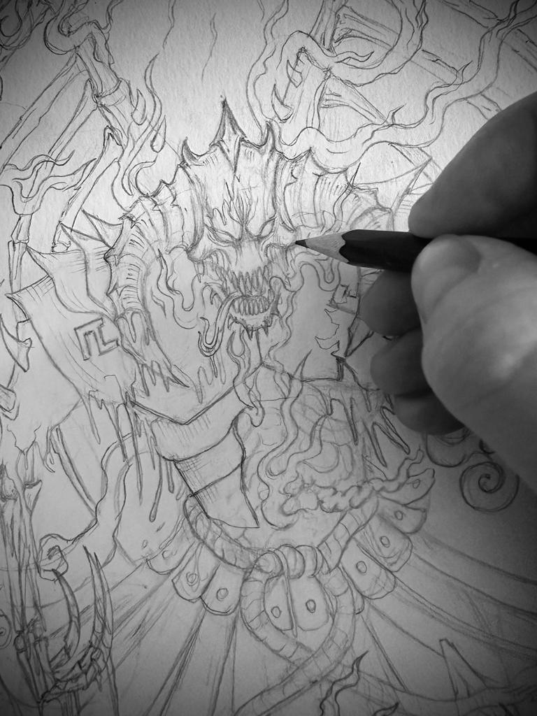 Xenomorphs, tentacles, monsters… new things in the works!