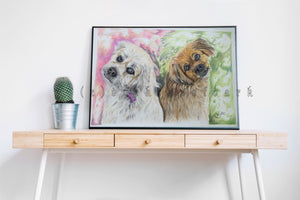 Your Pet or Wild Animal Custom Handmade Handmade Portrait Commission Unique Celebration Anniversary Gift Present