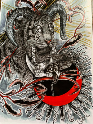 Giclee Print A5 Metallic Limited Edition