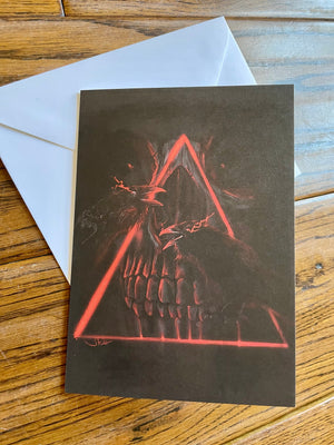 Blank 6”x4” (A6) greetings card (post card size) for birthdays, gifts, any occasions