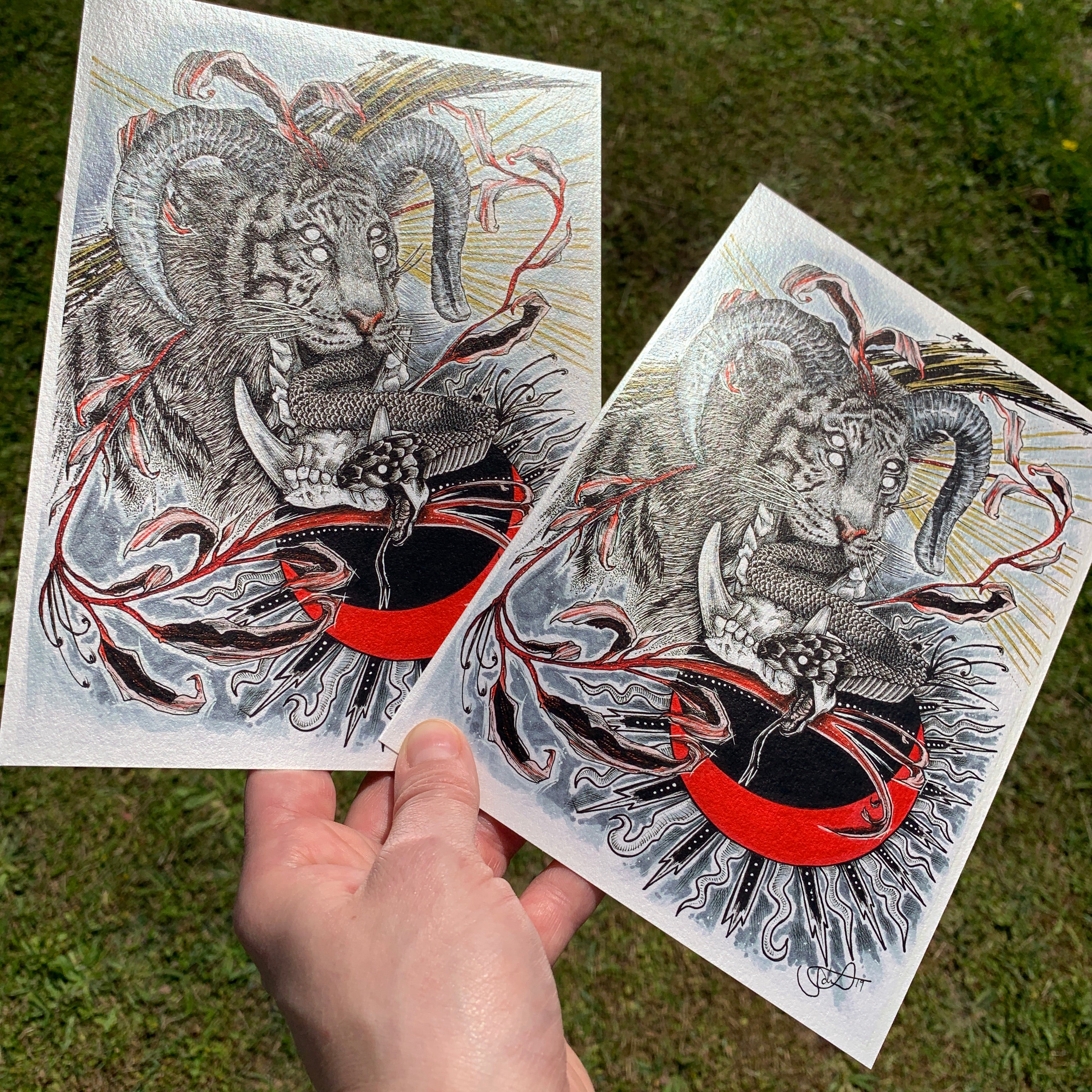 Giclee Print A5 Metallic Limited Edition