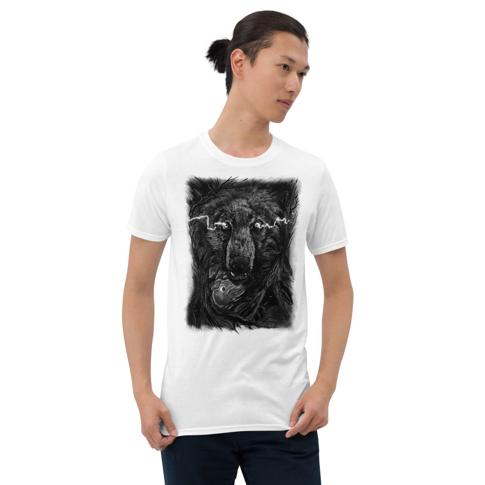 Bear Spirit Short-Sleeve Fantasy Power Animal Unisex T-Shirt Eco Friendly