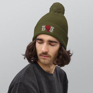 DD Skull Unisex Pom Pom Beanie Hat