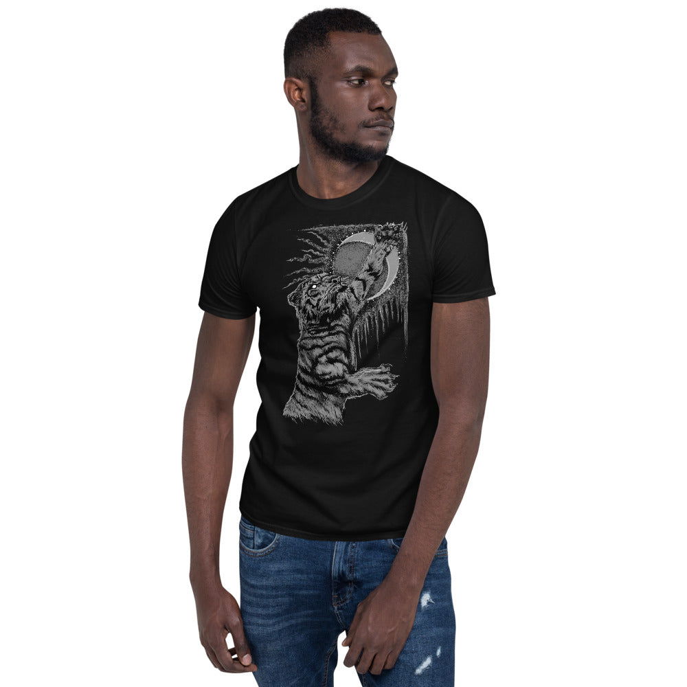 Tiger Moon Short-Sleeve Unisex T-Shirt