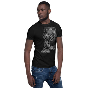 Tiger Moon Short-Sleeve Unisex T-Shirt