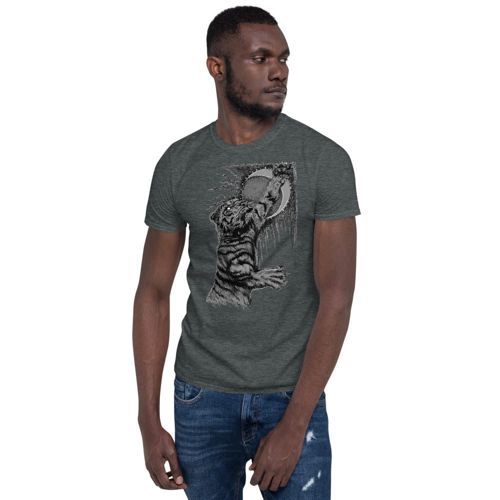 Tiger Moon Short-Sleeve Unisex T-Shirt