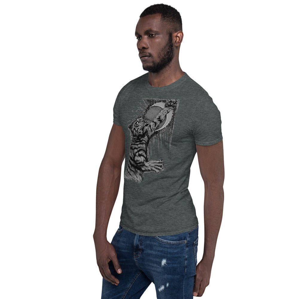 Tiger Moon Short-Sleeve Unisex T-Shirt