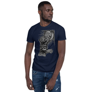 Tiger Moon Short-Sleeve Unisex T-Shirt