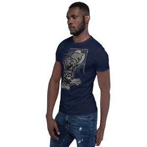 Tiger Moon Short-Sleeve Unisex T-Shirt