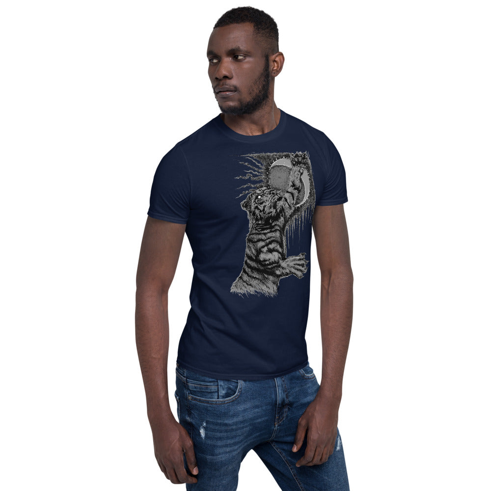 Tiger Moon Short-Sleeve Unisex T-Shirt