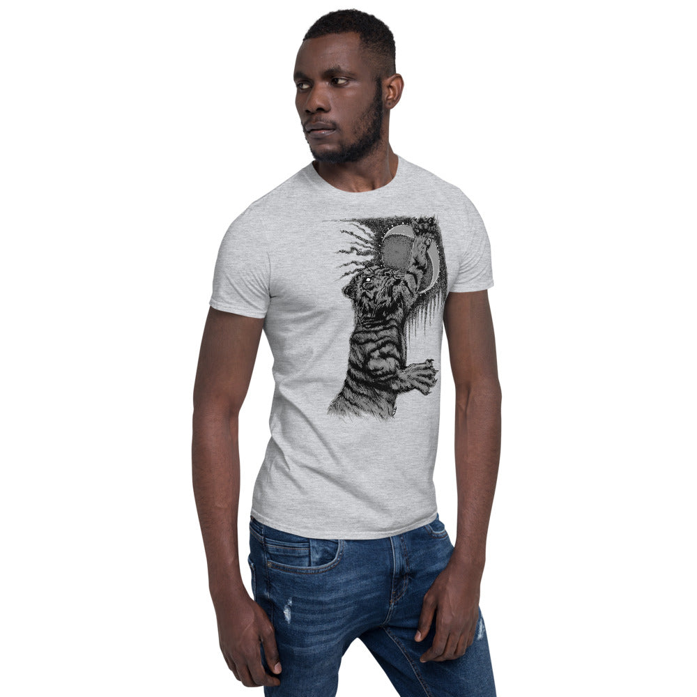Tiger Moon Short-Sleeve Unisex T-Shirt