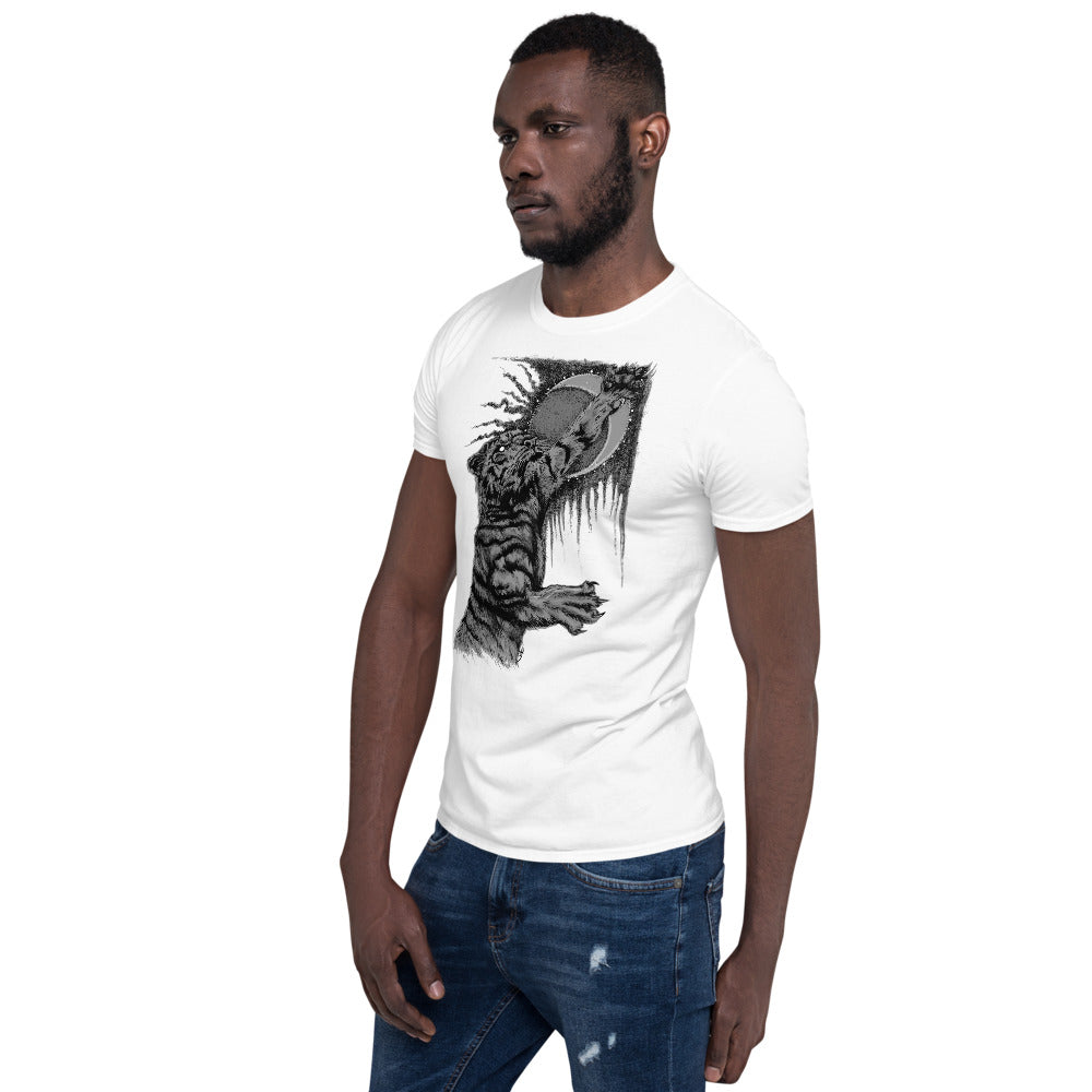 Tiger Moon Short-Sleeve Unisex T-Shirt