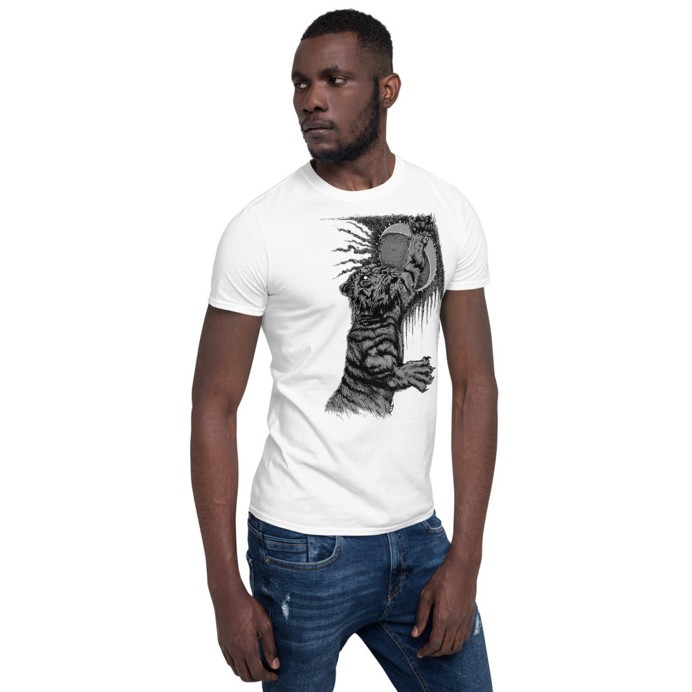 Tiger Moon Short-Sleeve Unisex T-Shirt